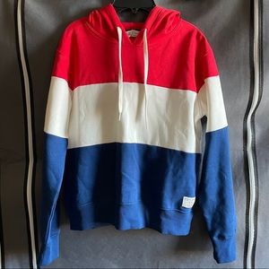 H&M Red White and Blue Hoodie